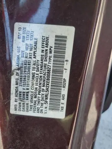 2014 HONDA ODYSSEY LX  