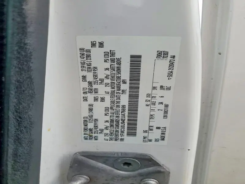 2014 FORD ESCAPE TITANIUM  