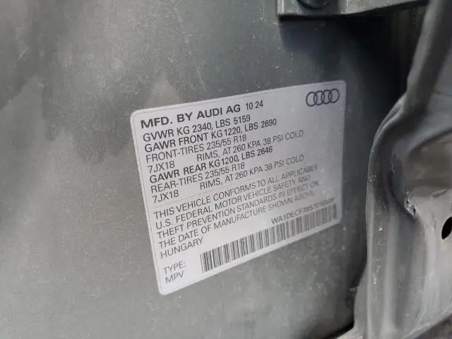 2025 AUDI Q3 PREMIUM S LINE 45  