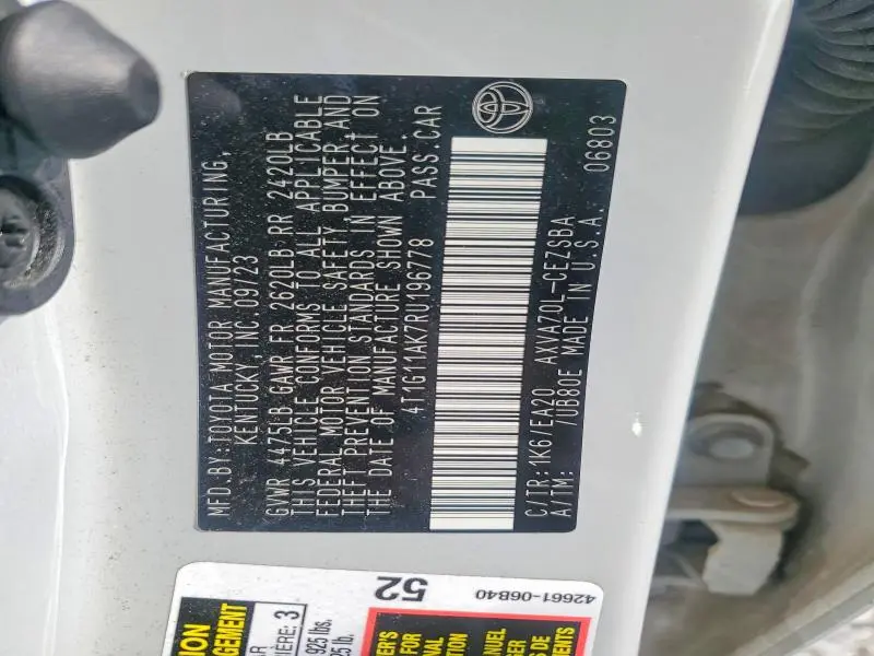 2024 TOYOTA CAMRY SE  
