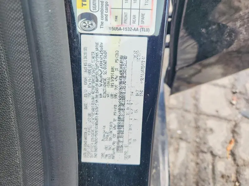 2017 FORD FIESTA SE  