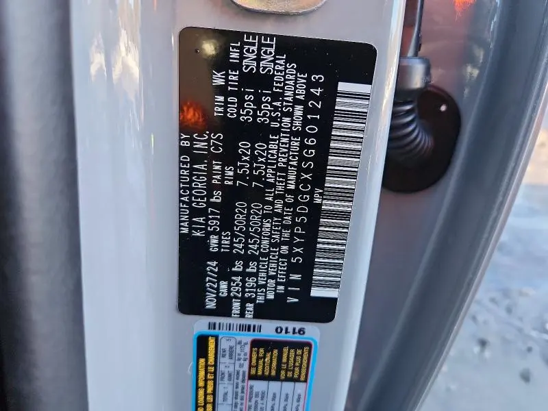 2025 KIA TELLURIDE SX  