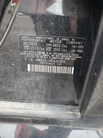 2024 HYUNDAI SONATA SEL  