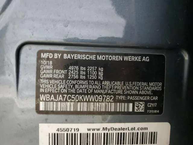 2019 BMW 530 XI