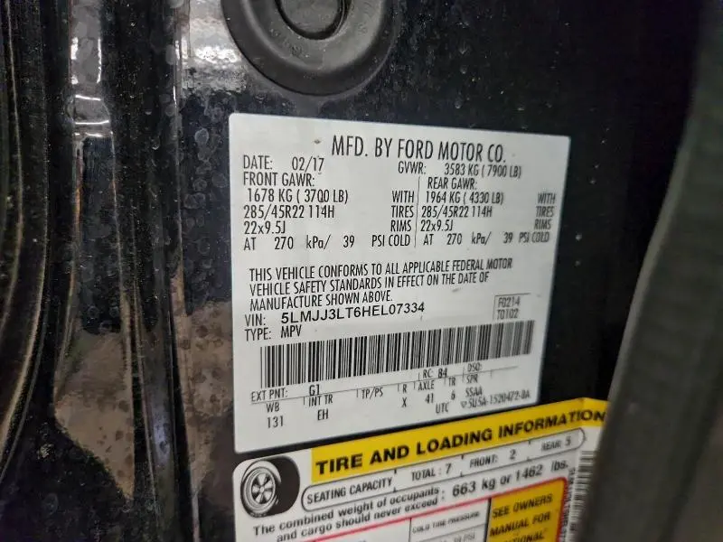 2017 LINCOLN NAVIGATOR L RESERVE  