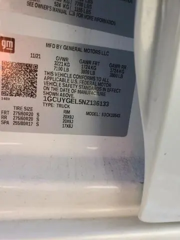 2022 CHEVROLET SILVERADO LTD K1500 LTZ  