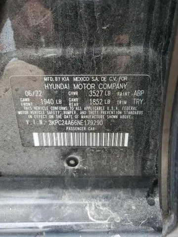 2022 HYUNDAI ACCENT SE