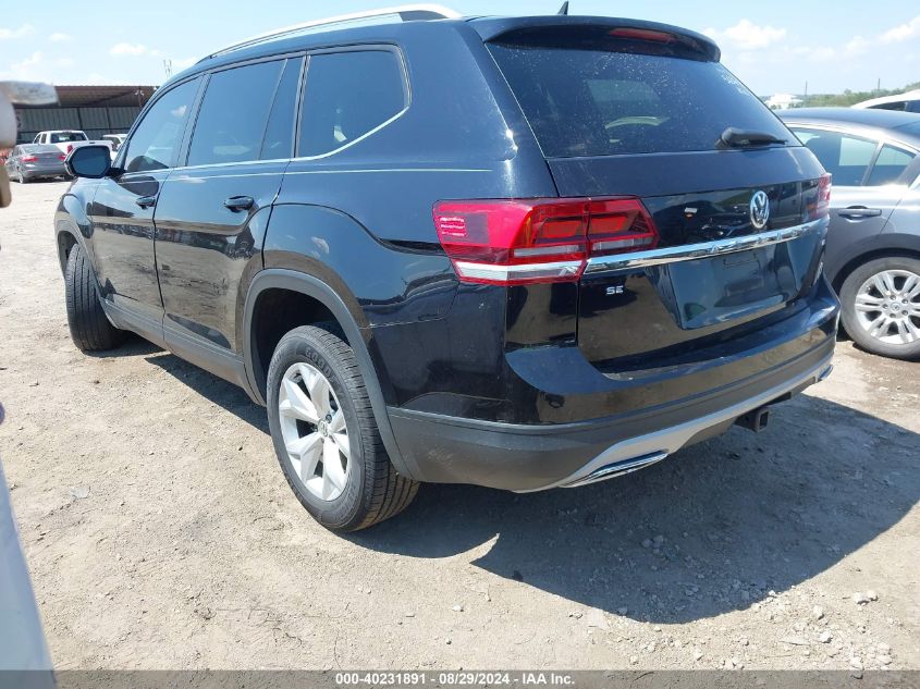 2019 VOLKSWAGEN ATLAS 3.6L V6 SE