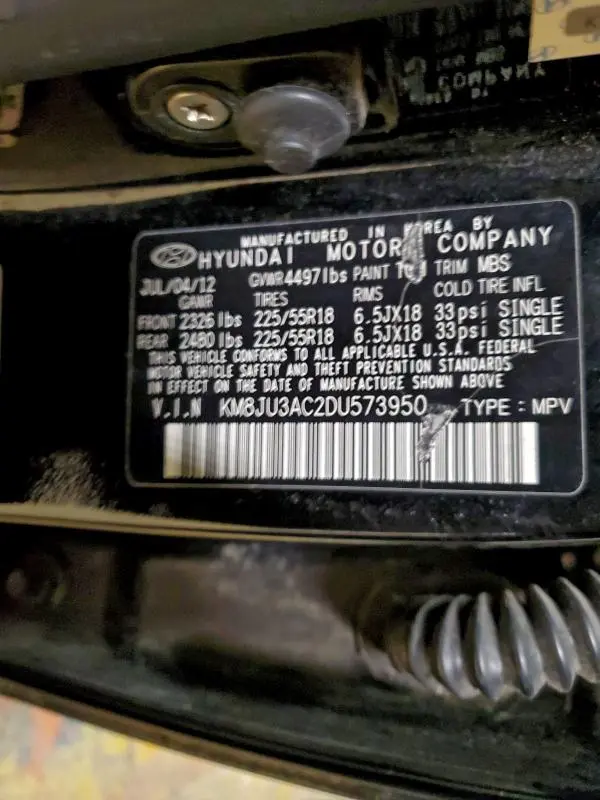 2013 HYUNDAI TUCSON GLS  