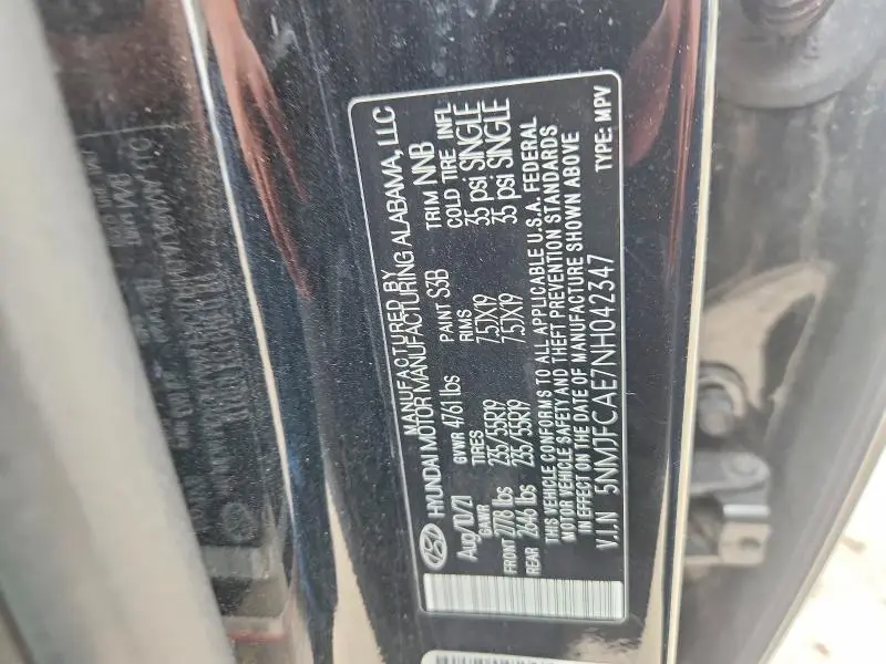 2022 HYUNDAI TUCSON SEL  