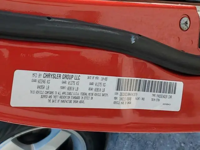 2010 DODGE CHARGER SXT  