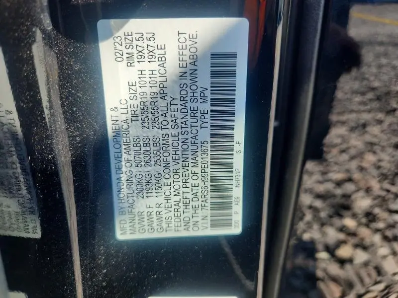 2023 HONDA CR-V SPORT TOURING  