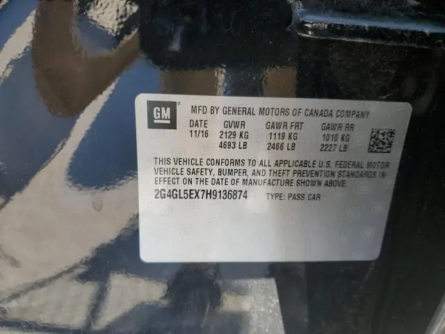 2017 BUICK REGAL SPORT TOURING  