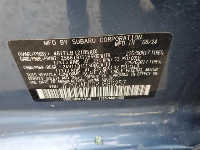 2024 SUBARU CROSSTREK PREMIUM
