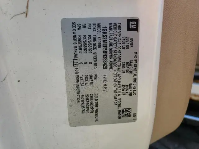 2011 GMC YUKON XL DENALI  