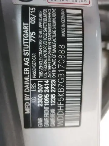 2016 MERCEDES-BENZ E 350  