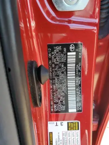 2012 TOYOTA PRIUS V   