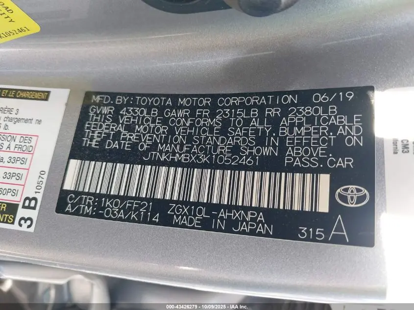 2019 TOYOTA C-HR XLE