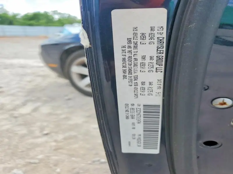 2012 DODGE CHALLENGER SXT  