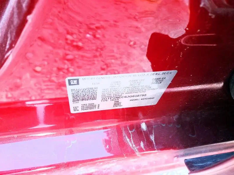 2018 GMC SIERRA C1500 SLT  