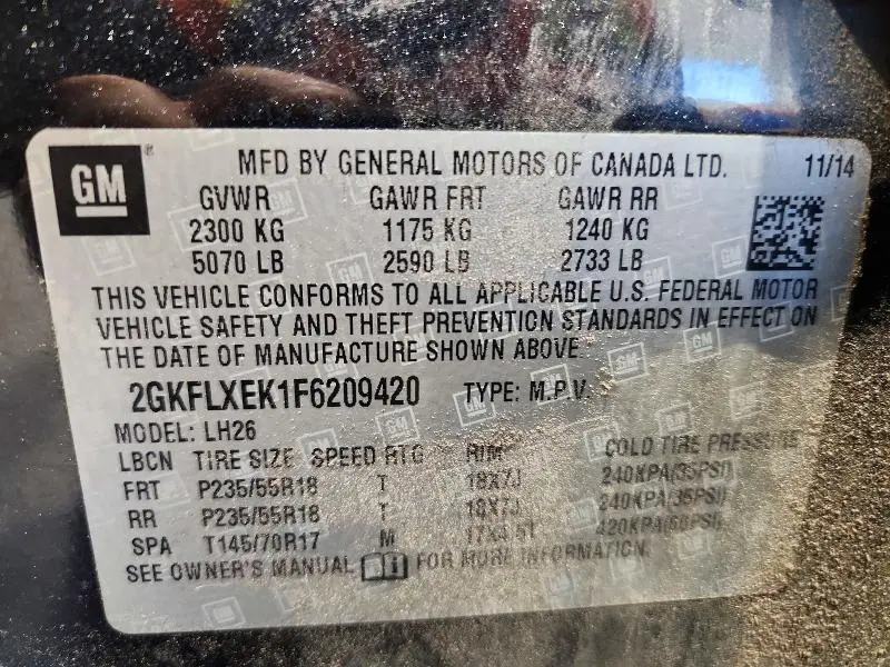 2015 GMC TERRAIN SLT  
