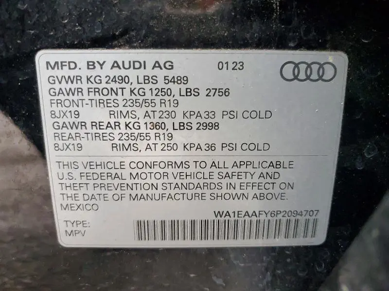 2023 AUDI Q5 PREMIUM PLUS 45  