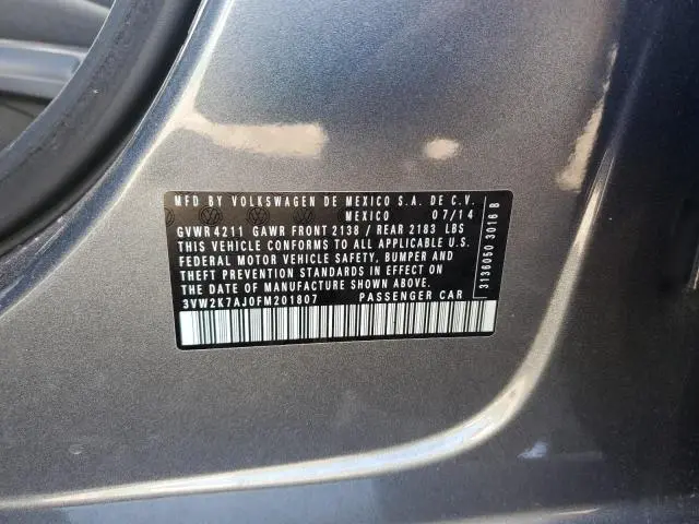 2015 VOLKSWAGEN JETTA BASE  