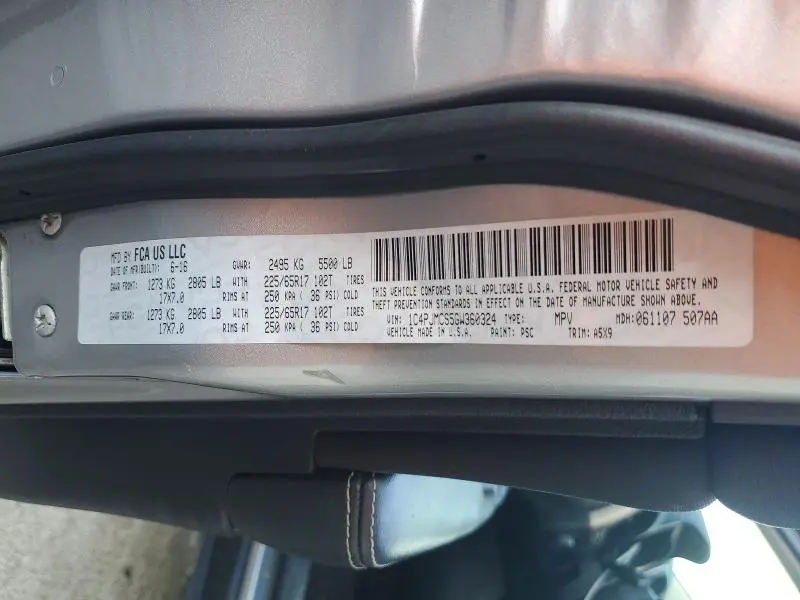 2016 JEEP CHEROKEE LATITUDE  