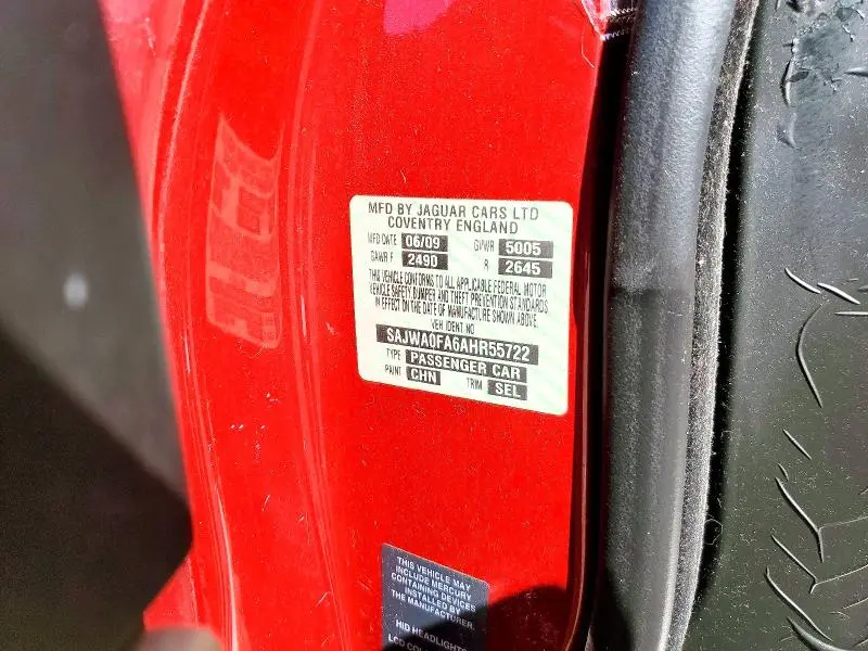 2010 JAGUAR XF LUXURY  