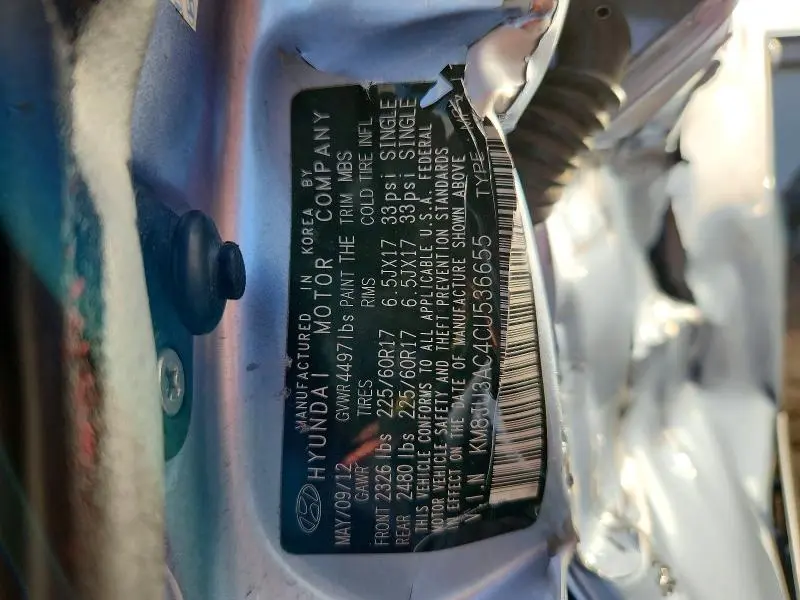 2012 HYUNDAI TUCSON GLS  