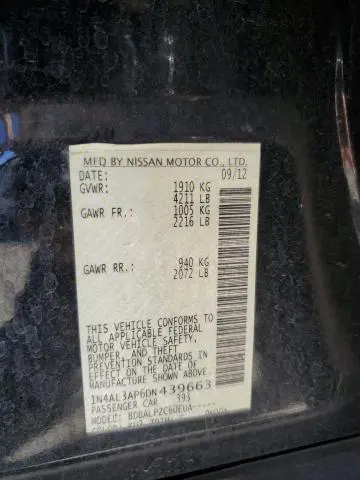 2013 NISSAN ALTIMA 2.5  