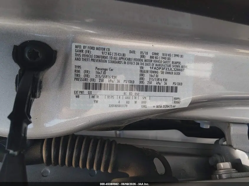 2018 FORD FOCUS SE