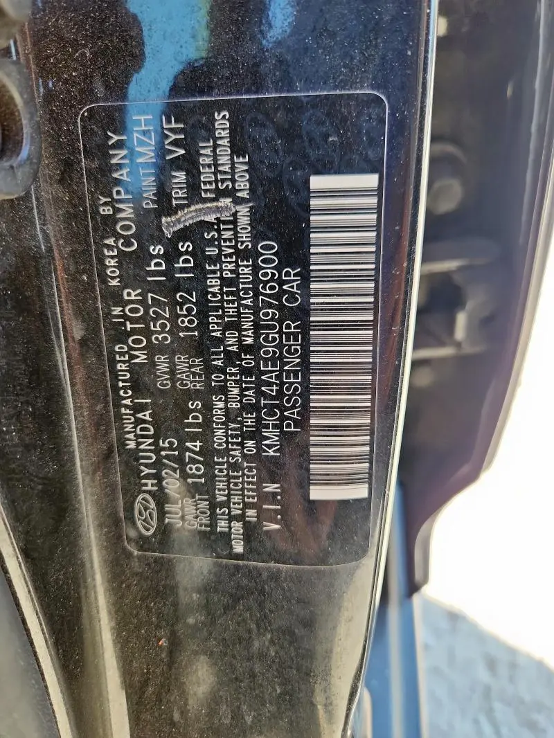 2016 HYUNDAI ACCENT SE