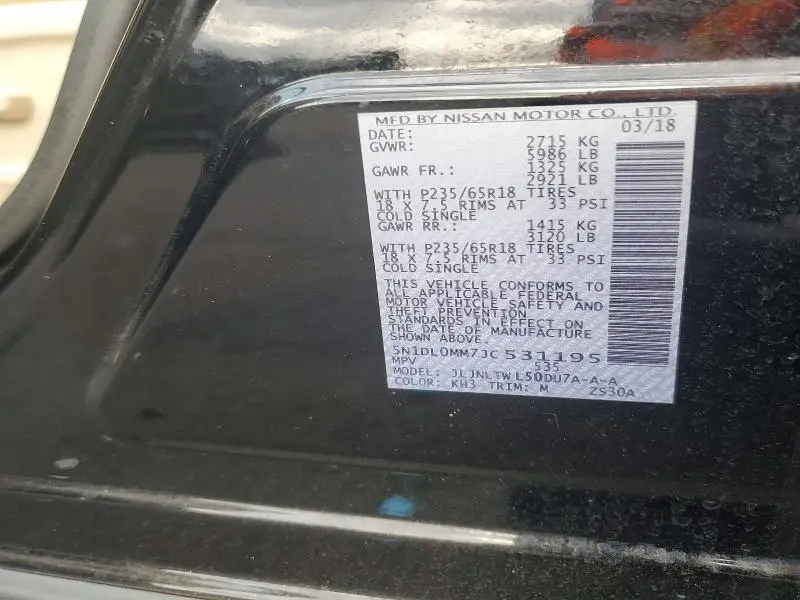 2018 INFINITI QX60 BASE  
