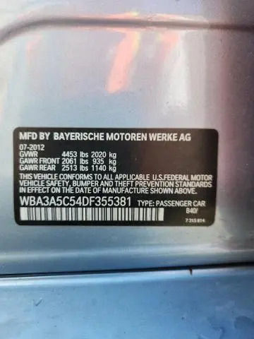 2013 BMW 328 I  