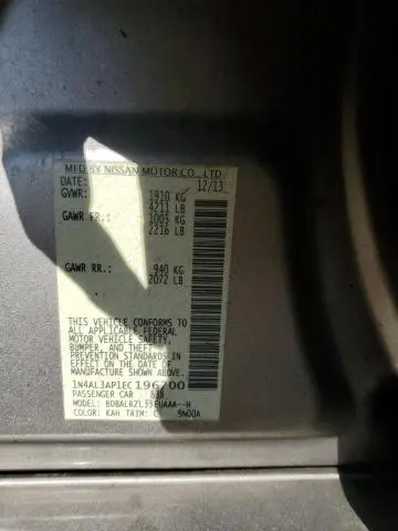 2014 NISSAN ALTIMA 2.5  