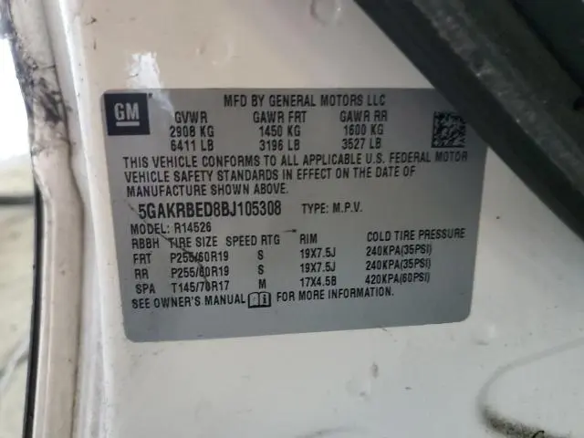 2011 BUICK ENCLAVE CXL