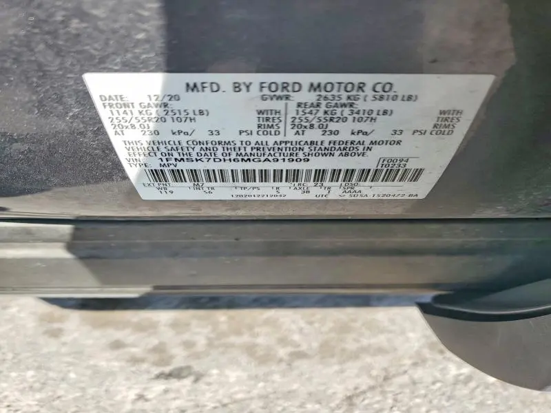 2021 FORD EXPLORER XLT  