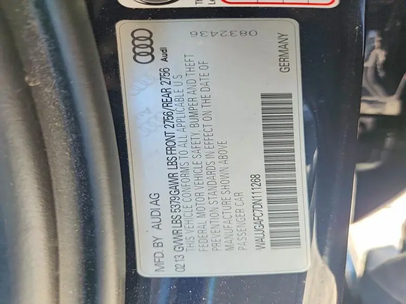 2013 AUDI A6 PRESTIGE  