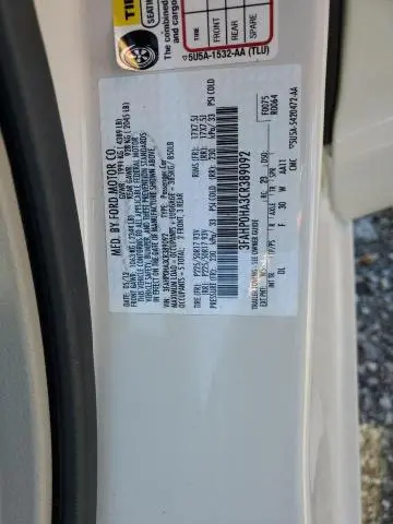 2012 FORD FUSION SE  
