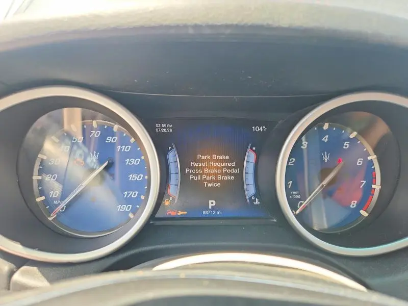2016 MASERATI GHIBLI   