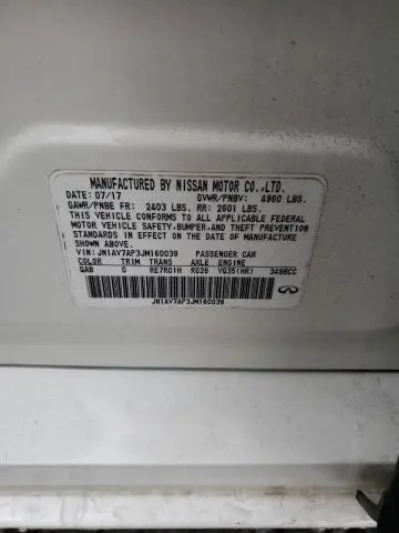 2018 INFINITI Q50 HYBRID LUXE