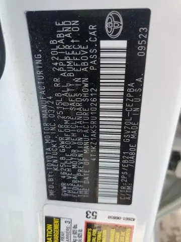 2024 TOYOTA CAMRY TRD