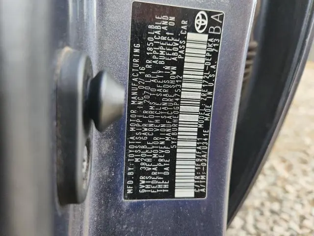 2016 TOYOTA COROLLA L