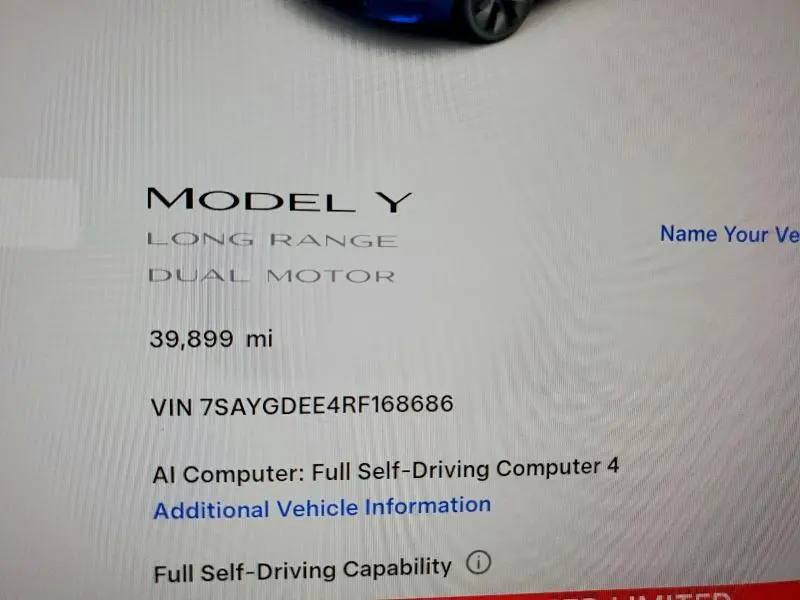 2024 TESLA MODEL Y   