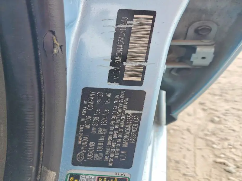 2010 HYUNDAI ACCENT GLS  