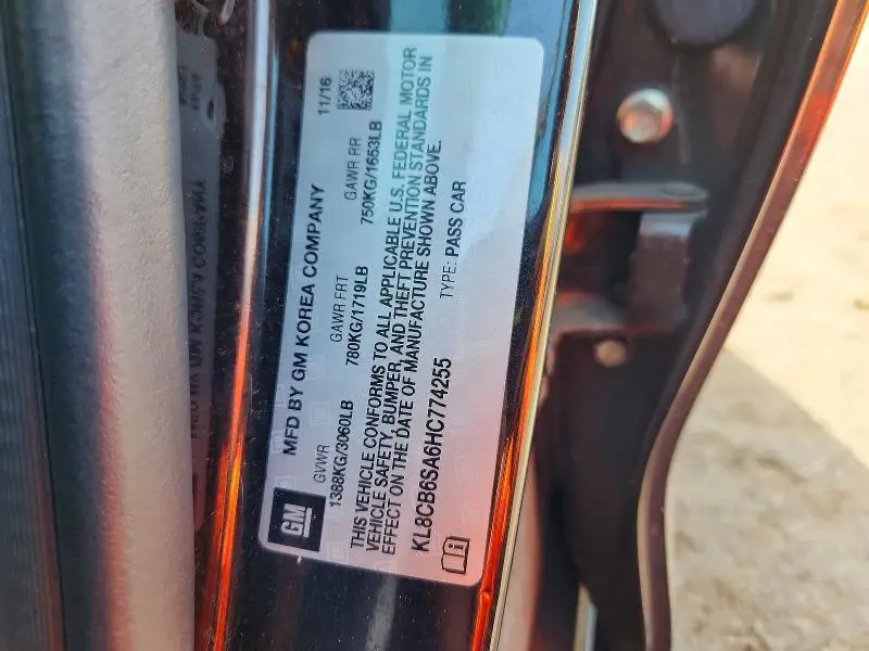 2017 CHEVROLET SPARK LS  