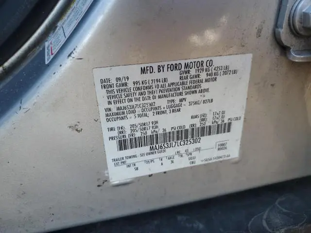 2020 FORD ECOSPORT SES  