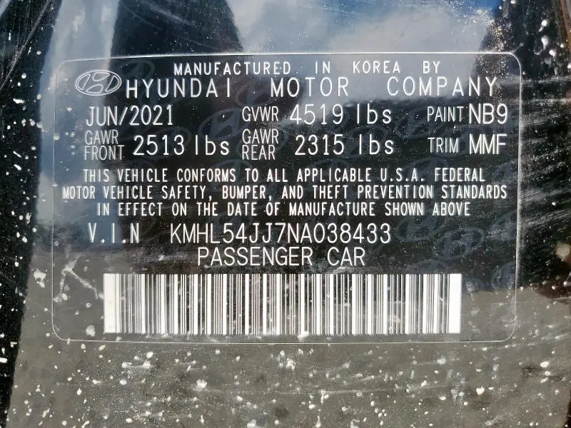 2022 HYUNDAI SONATA HYBRID  