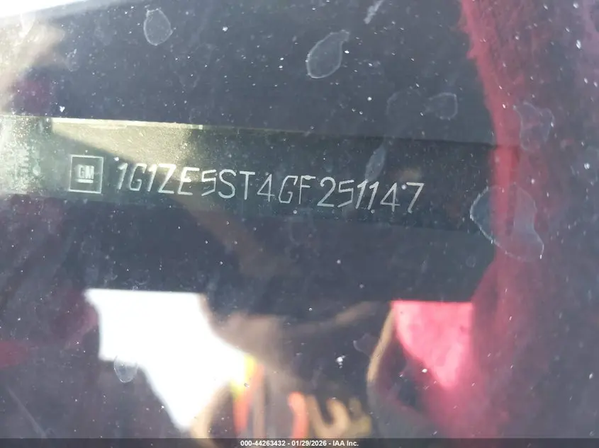 2016 CHEVROLET MALIBU 1LT